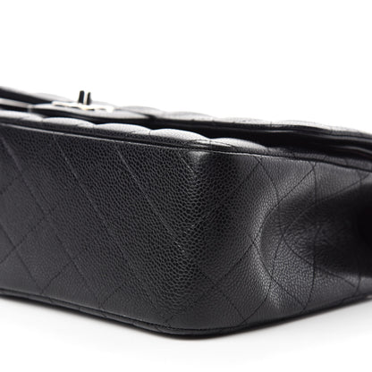 Chanel Caviar Quilted Jumbo Double Flap Black 7 of 15
