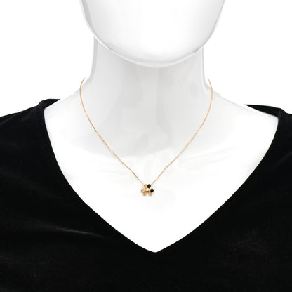 Van Cleef & Arpels 18K Yellow Gold Diamond Mini Frivole Pendant Necklace 2 of 4