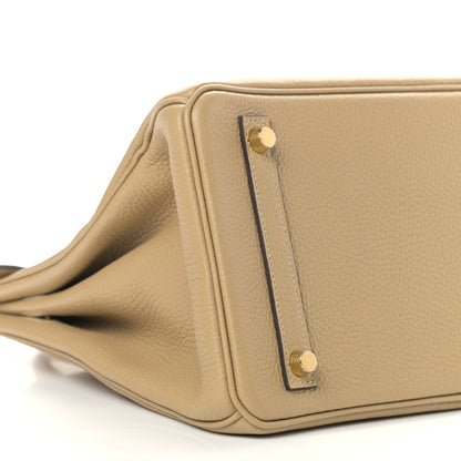 Hermes Taurillon Clemence Birkin 30 Trench 8 of 10