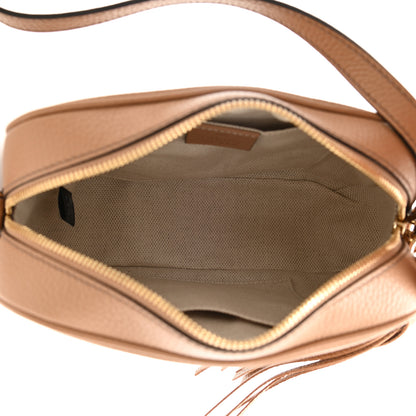 Gucci Pebbled Calfskin Small Soho Disco Bag Rose Beige 5 of 9