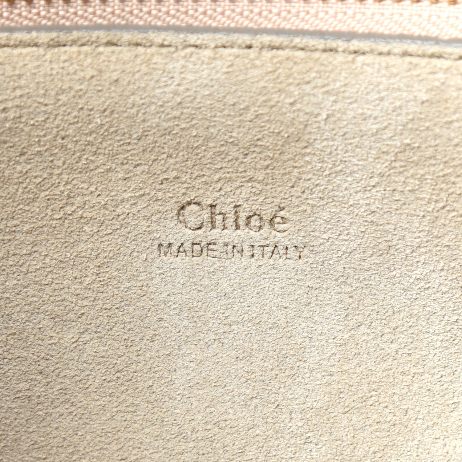 Chloe Calfskin Suede Medium Faye Shoulder Bag Sepia Red 6 of 9