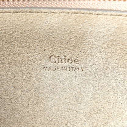 Chloe Calfskin Suede Medium Faye Shoulder Bag Sepia Red 6 of 9