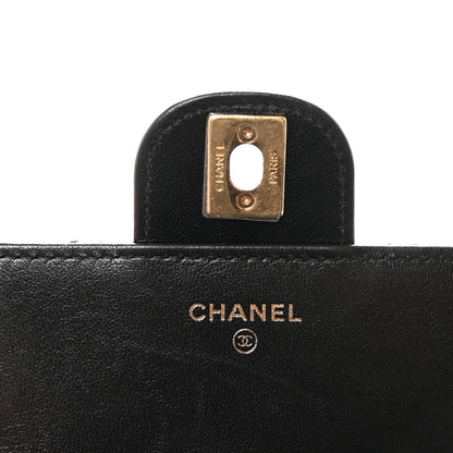 Chanel Lambskin Quilted Preppy Satchel Wallet On Chain WOC Black 6 of 12