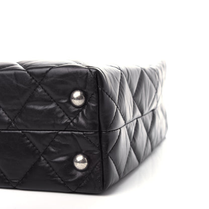 Chanel Aged Calfskin Quilted Reissue 2.55 Tote Black 9 of 10