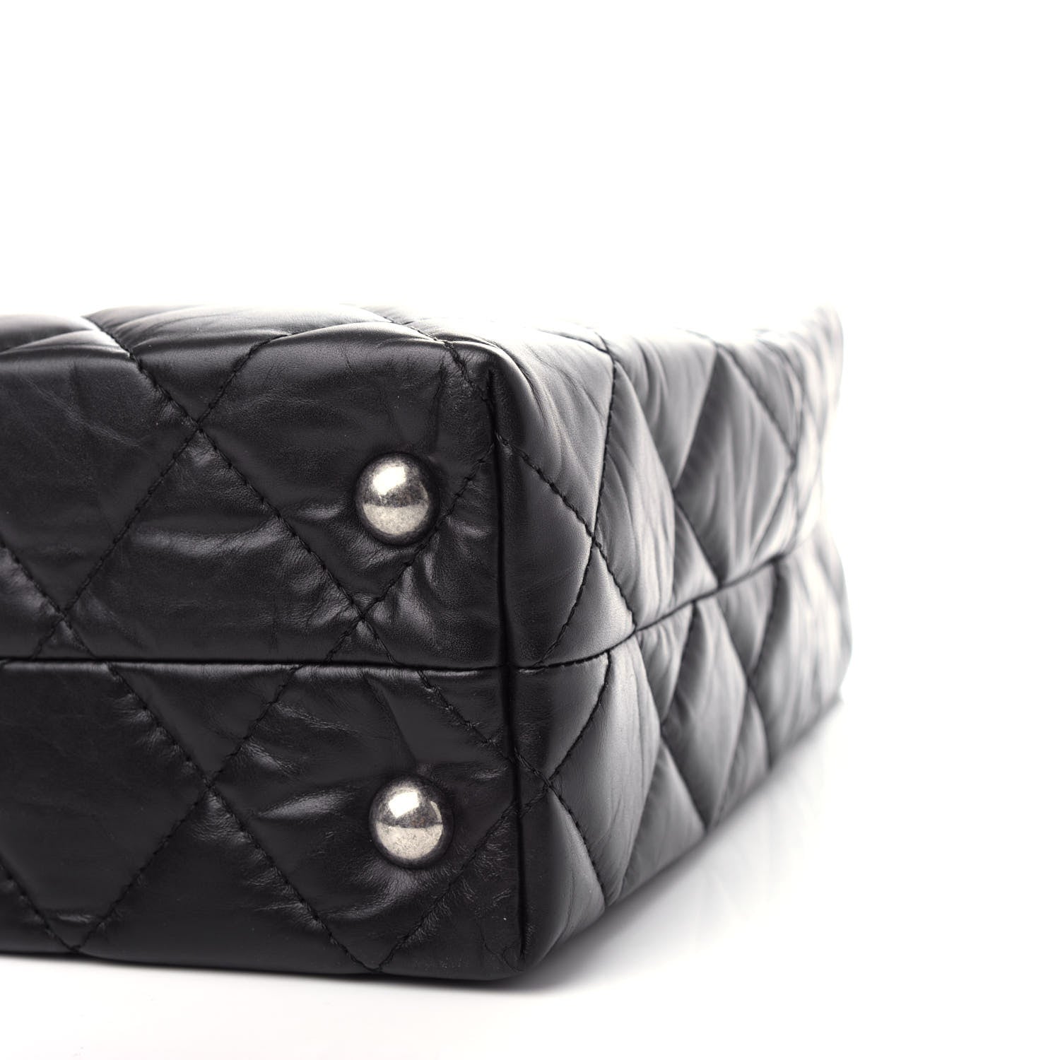 Chanel Aged Calfskin Quilted Reissue 2.55 Tote Black 9 of 10