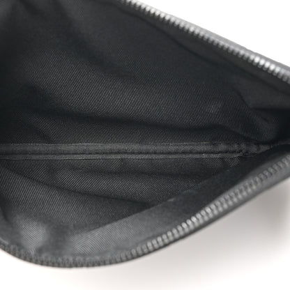 Louis Vuitton Calfskin Monogram Shadow Trio Messenger Black 6 of 13