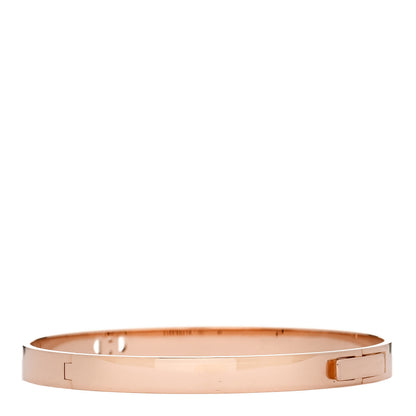 Hermes 18K Rose Gold Diamond PM H D'Ancre Bracelet SH 2 of 4
