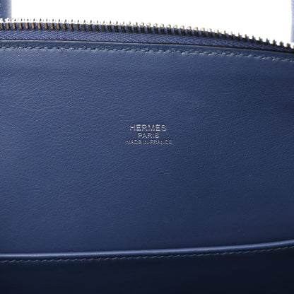 Hermes Taurillon Novillo 1923 Bolide 30 Bleu Brighton 6 of 11