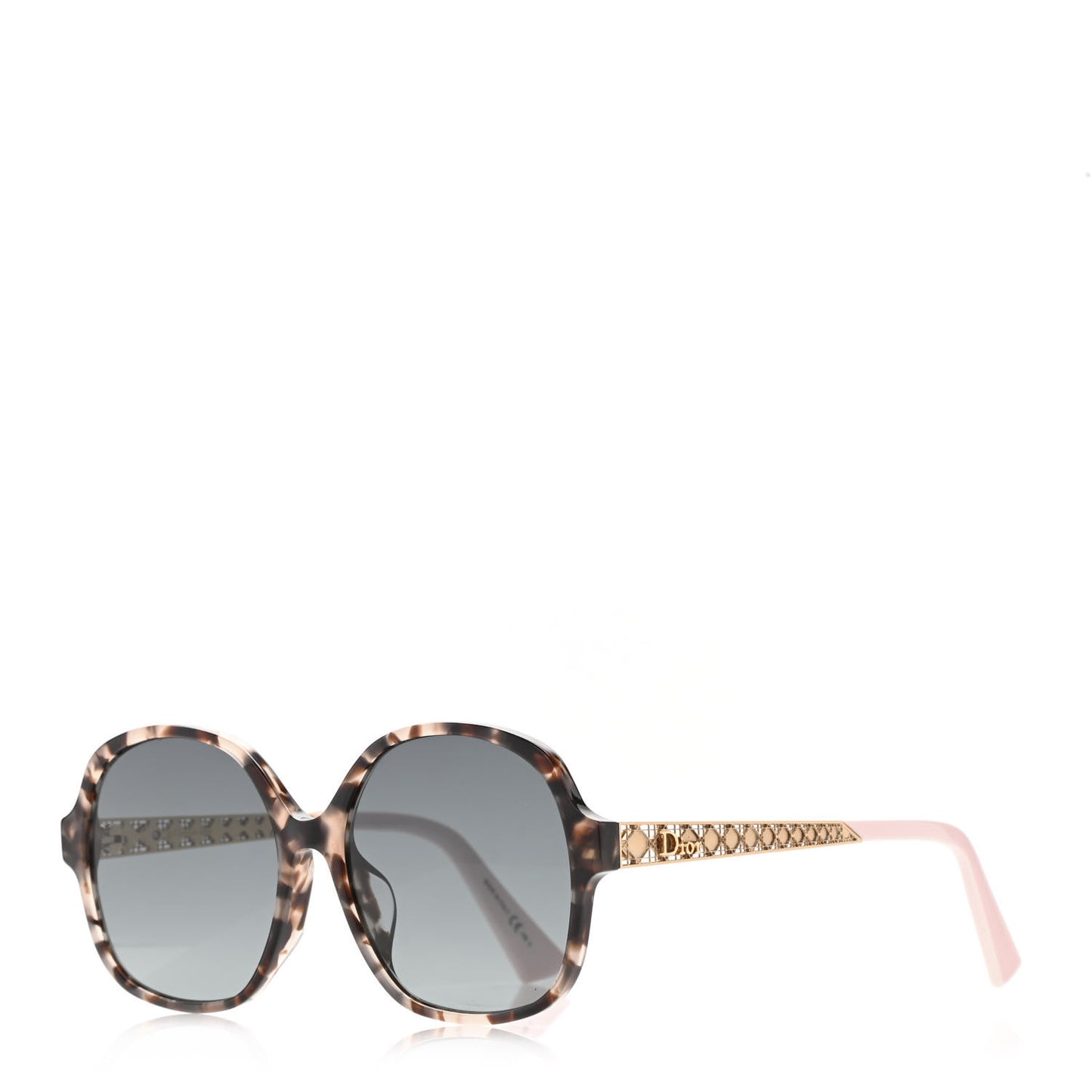Acetate Diorama 8F Sunglasses Tortoise Pink Gold