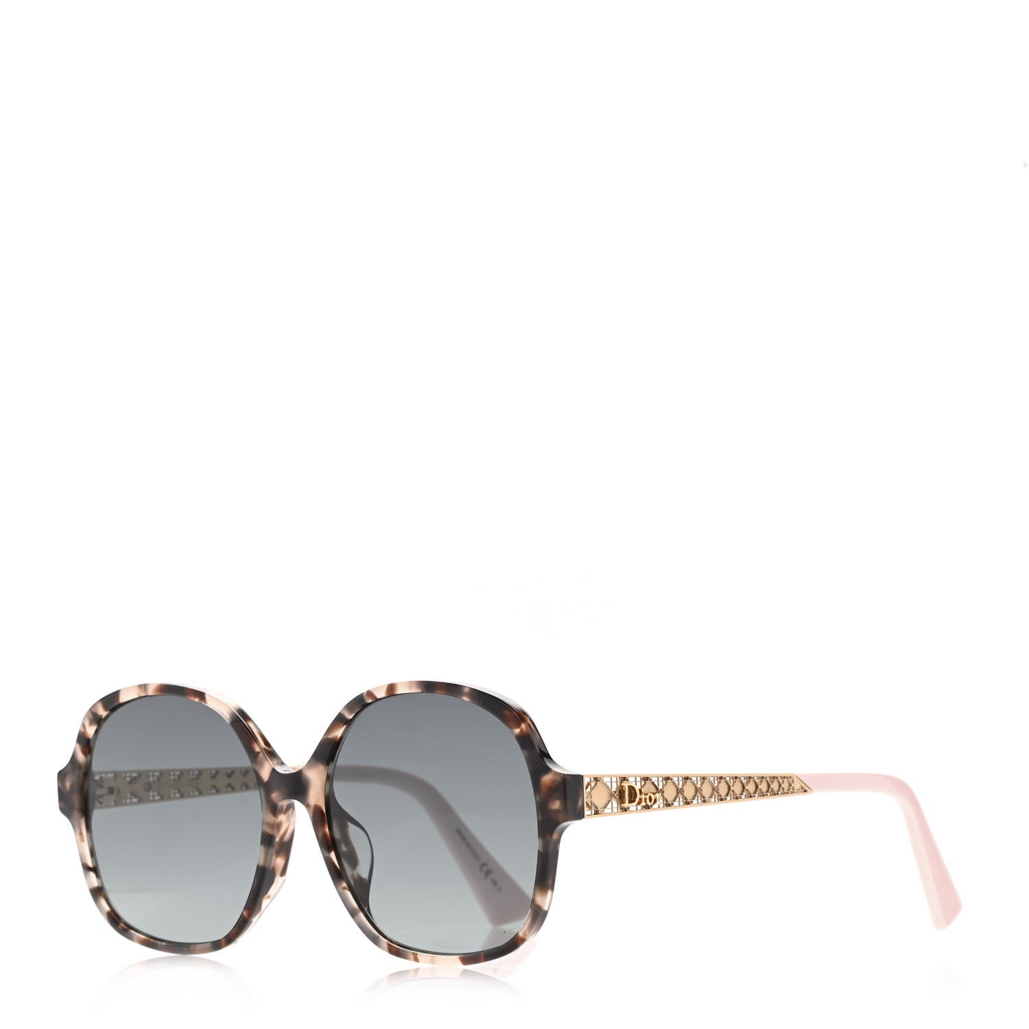 Christian Dior Acetate Diorama 8F Sunglasses Tortoise Pink Gold 1 of 9