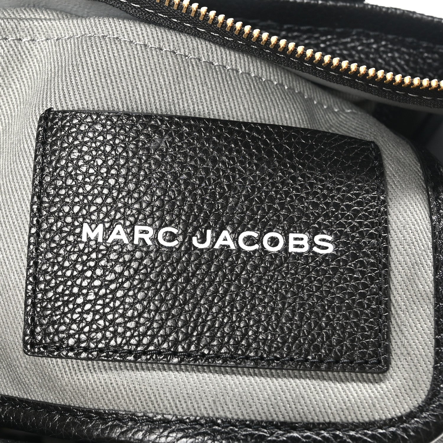 Marc Jacobs Grained Calfskin Small The Tote Bag Black 6 of 9