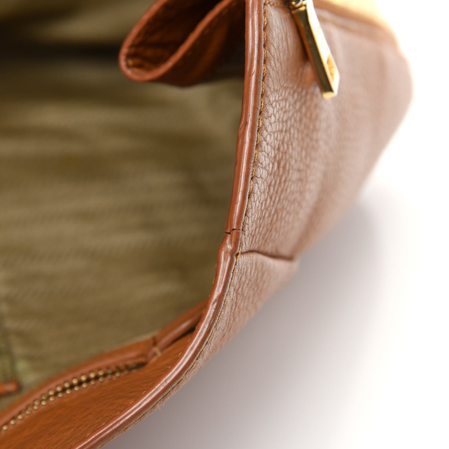Prada Vitello Daino Side Zip Tote 10 of 18