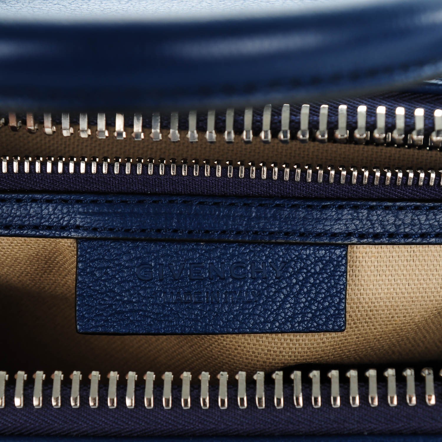 Givenchy Sugar Goatskin Medium Antigona Deep Blue 6 of 7
