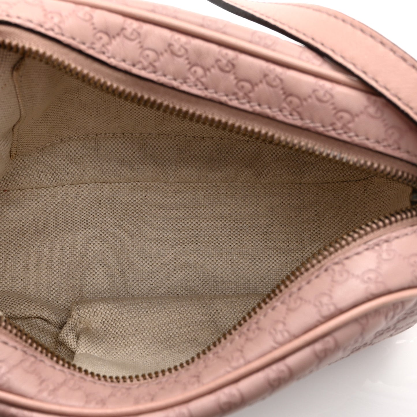 Microguccissima Sunshine Disco Crossbody Bag Light Pink