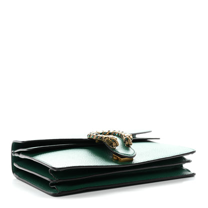 Gucci Pebbled Calfskin Small Dionysus Shoulder Bag Emerald 9 of 28
