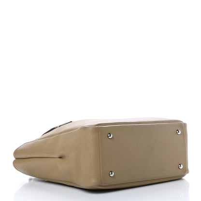 Hermes Taurillon Clemence Victoria II Cabas 32 Camel 4 of 18