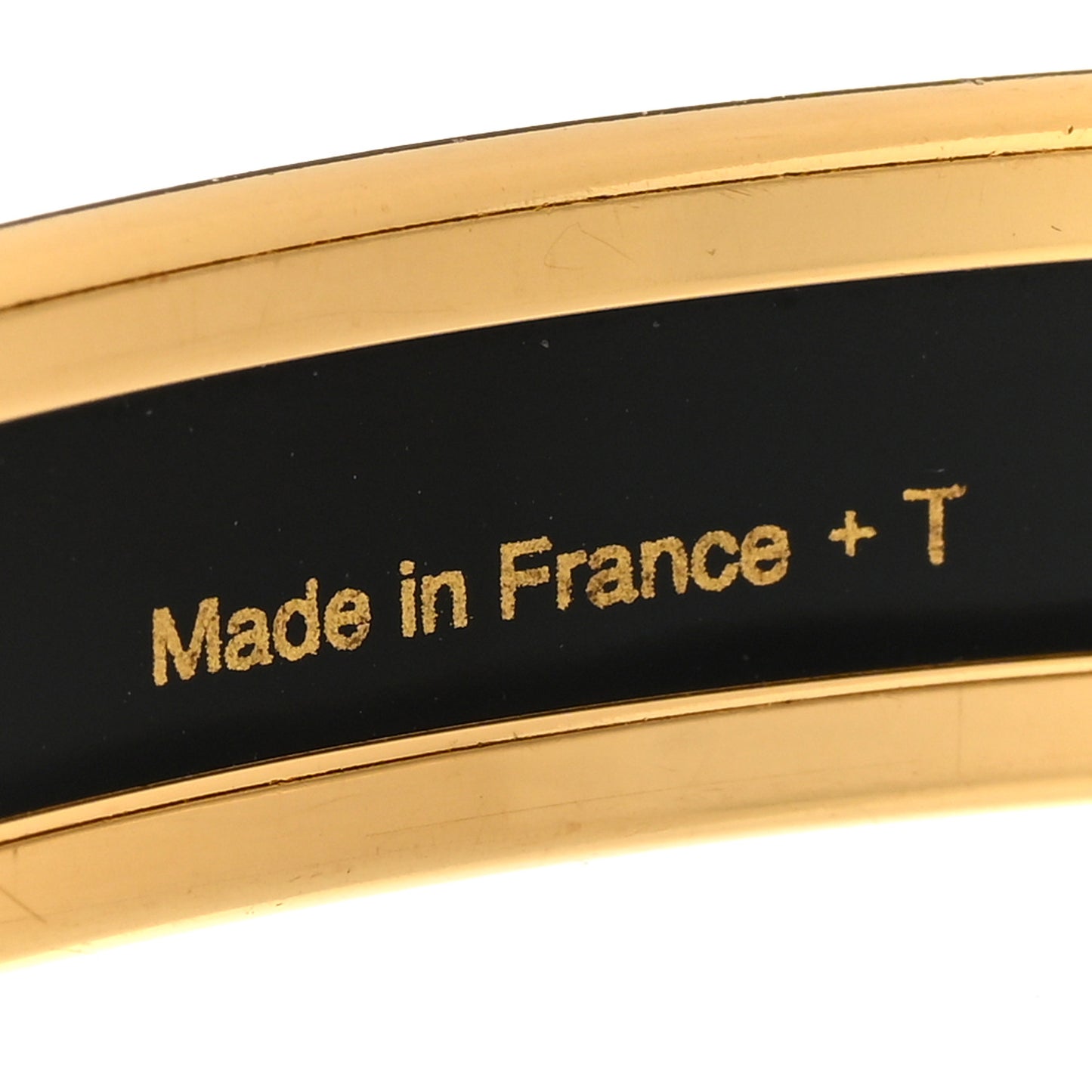 Enamel Printed Caleche Narrow Bracelet 65 Bleu