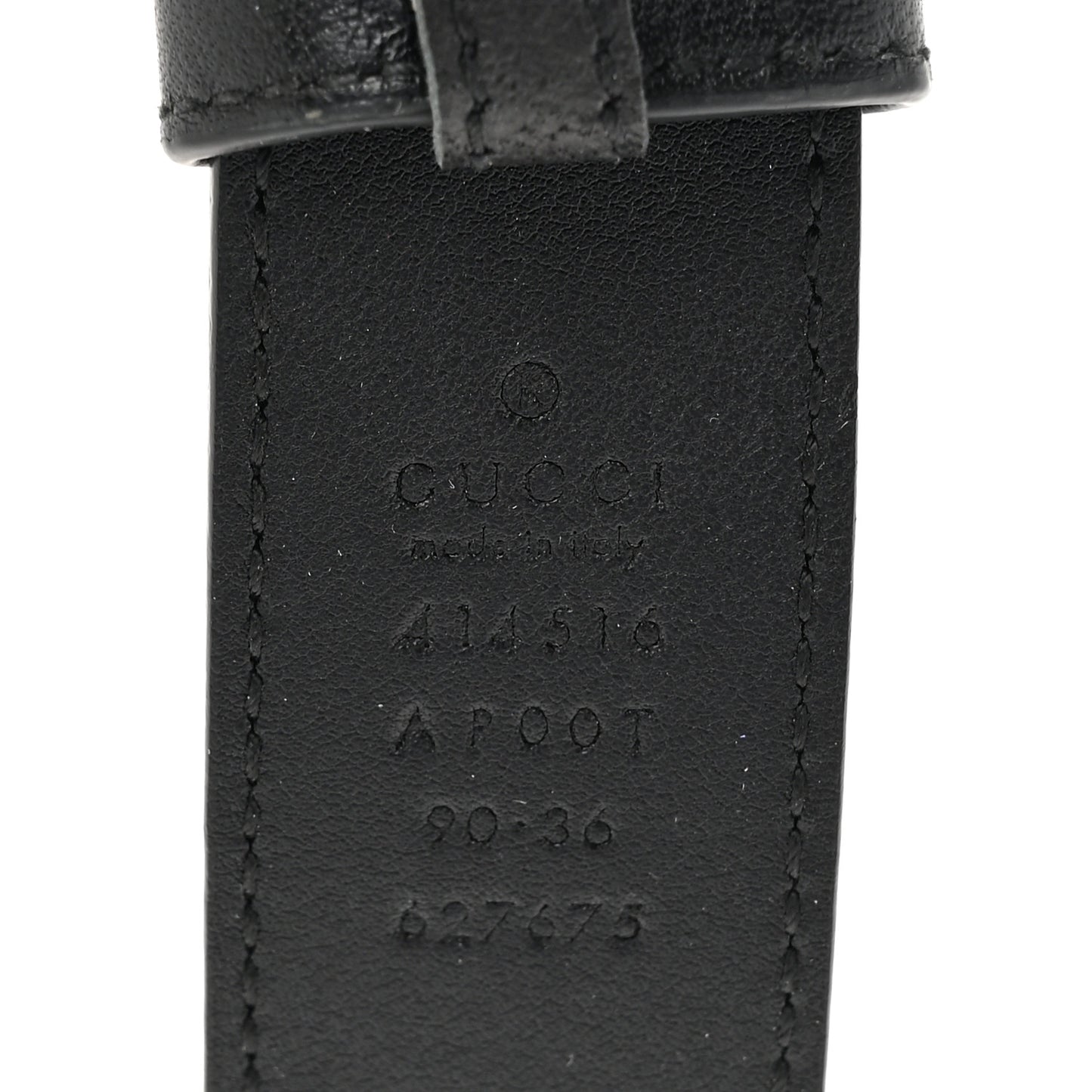 Calfskin Double G 30mm Belt 90 36 Black