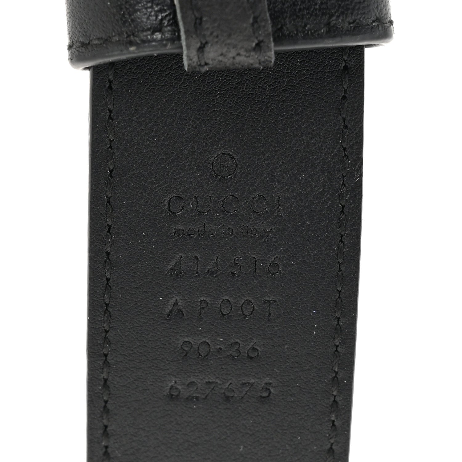 Gucci Calfskin Double G 30mm Belt 90 36 Black 3 of 4