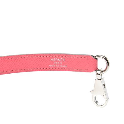 Hermes Epsom 16mm Tressage Shoulder Strap Rose Azalee Abricot 5 of 6