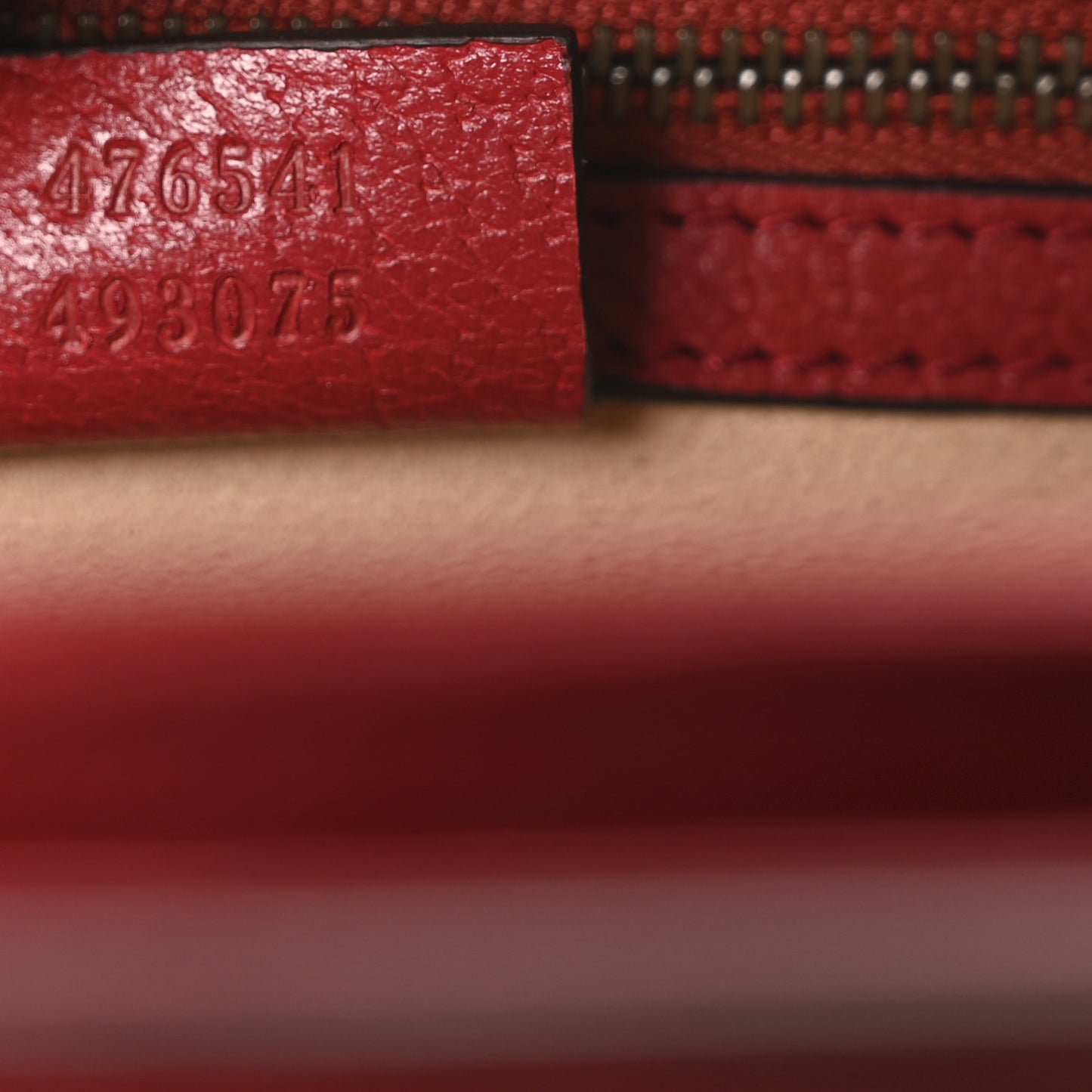 GG Supreme Monogram Small Queen Margaret Top Handle Bag Red