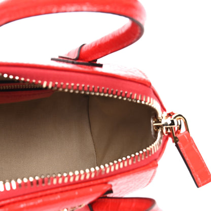 Givenchy Calfskin Crocodile Embossed Mini Antigona Red 4 of 4