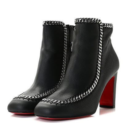 Christian Louboutin Calf Morphee Catenabontina 85 Booties 39.5 Black 2 of 9