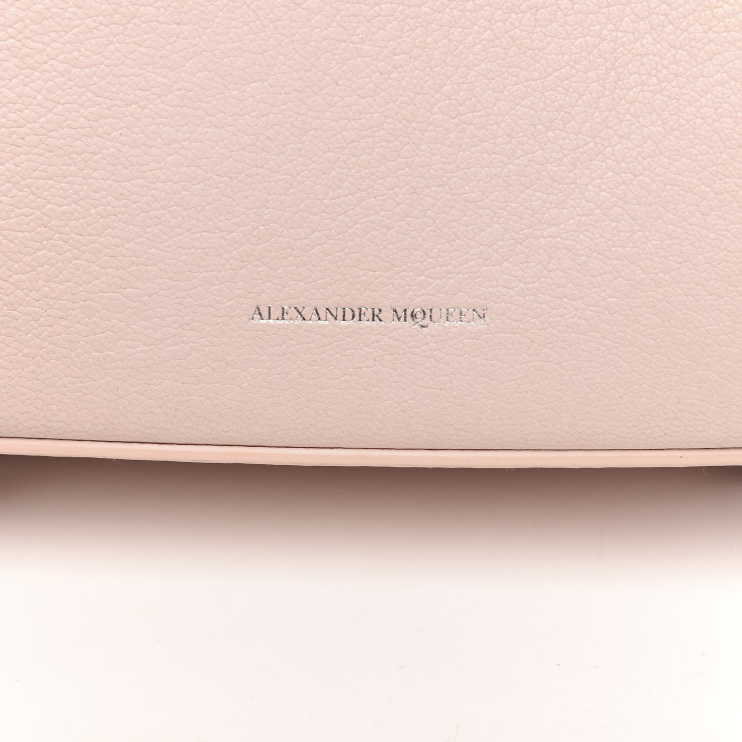 Calfskin Silk Scarf Box Shoulder Bag 16 Baby Pink Ivory