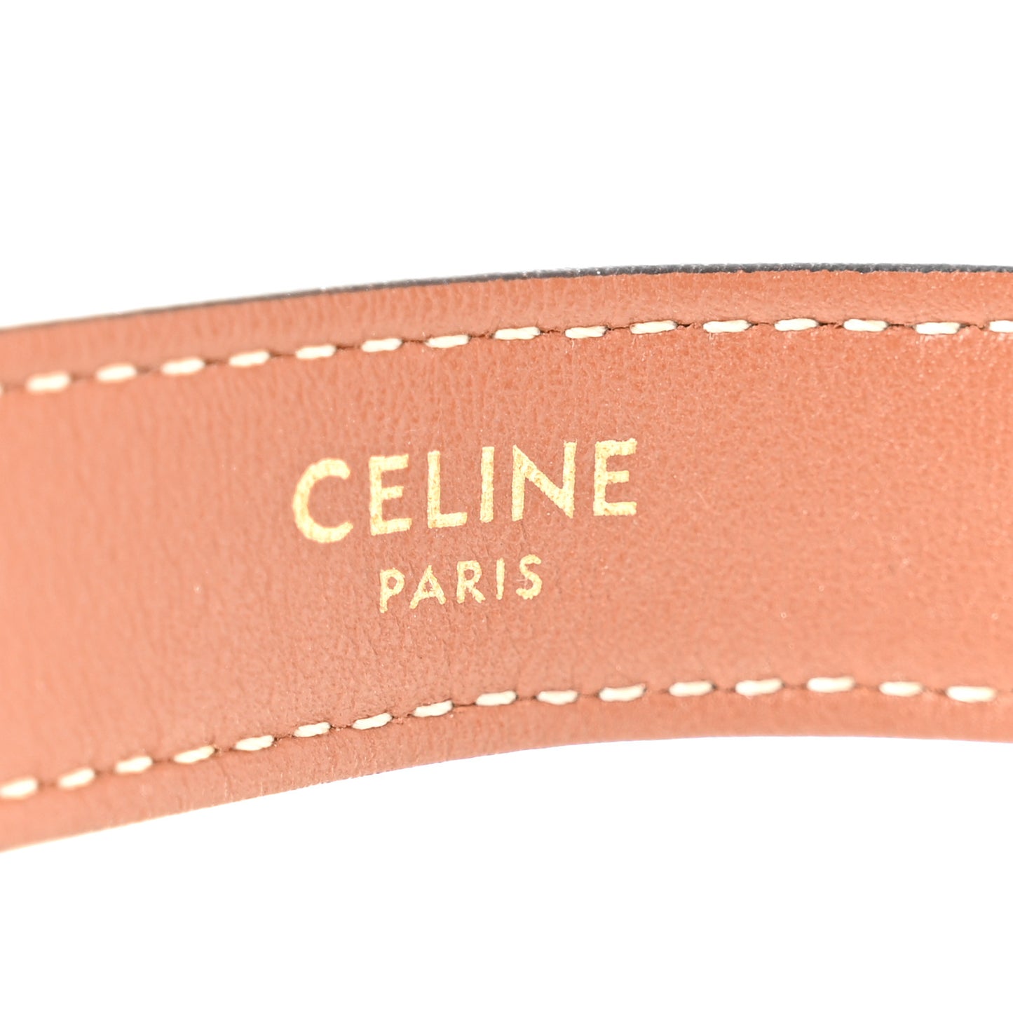 Smooth Calfskin Medium Strap Ava Triomphe Shoulder Bag Tan