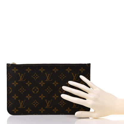 Louis Vuitton Monogram Neverfull MM GM Pochette Mimosa 2 of 8