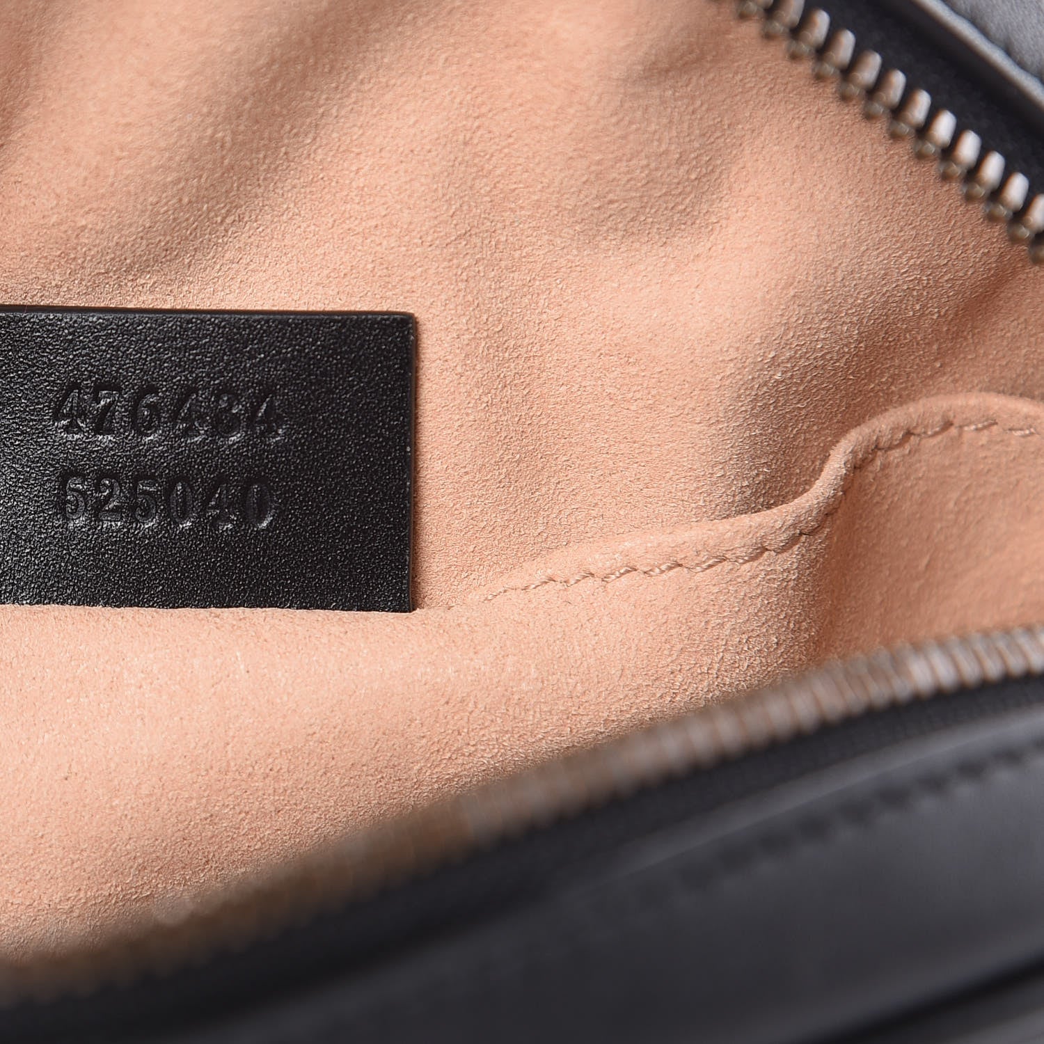 Gucci Calfskin Matelasse GG Marmont Belt Bag 85 34 Black 7 of 11