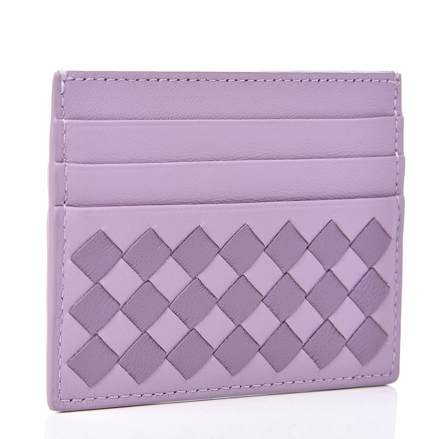 Nappa Intrecciato Woven Card Holder
