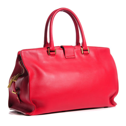 Saint Laurent Calfskin Medium Classic Y Cabas Red 3 of 9