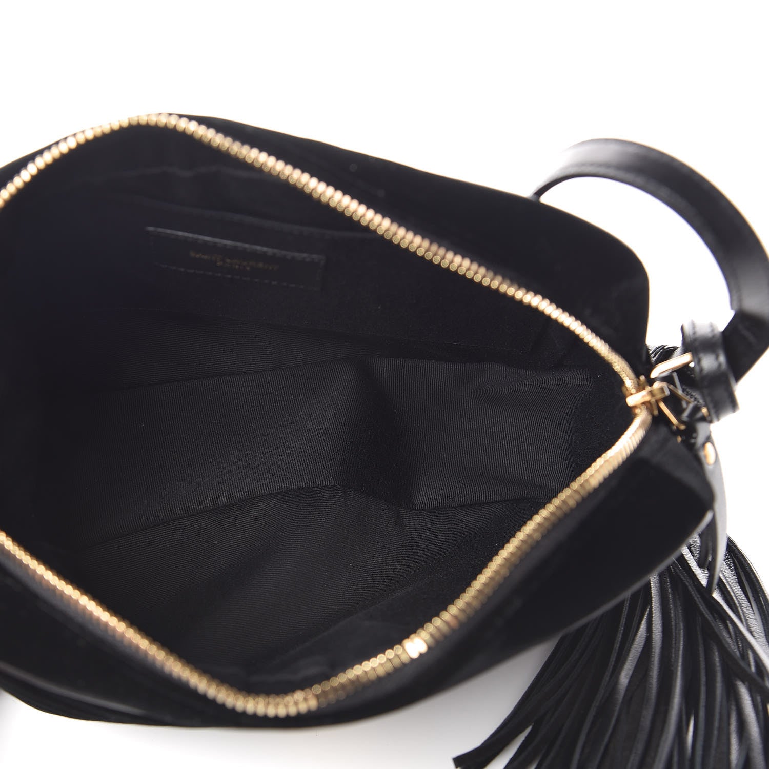 Saint Laurent Velvet Matelasse Monogram Lou Camera Bag Black 5 of 10