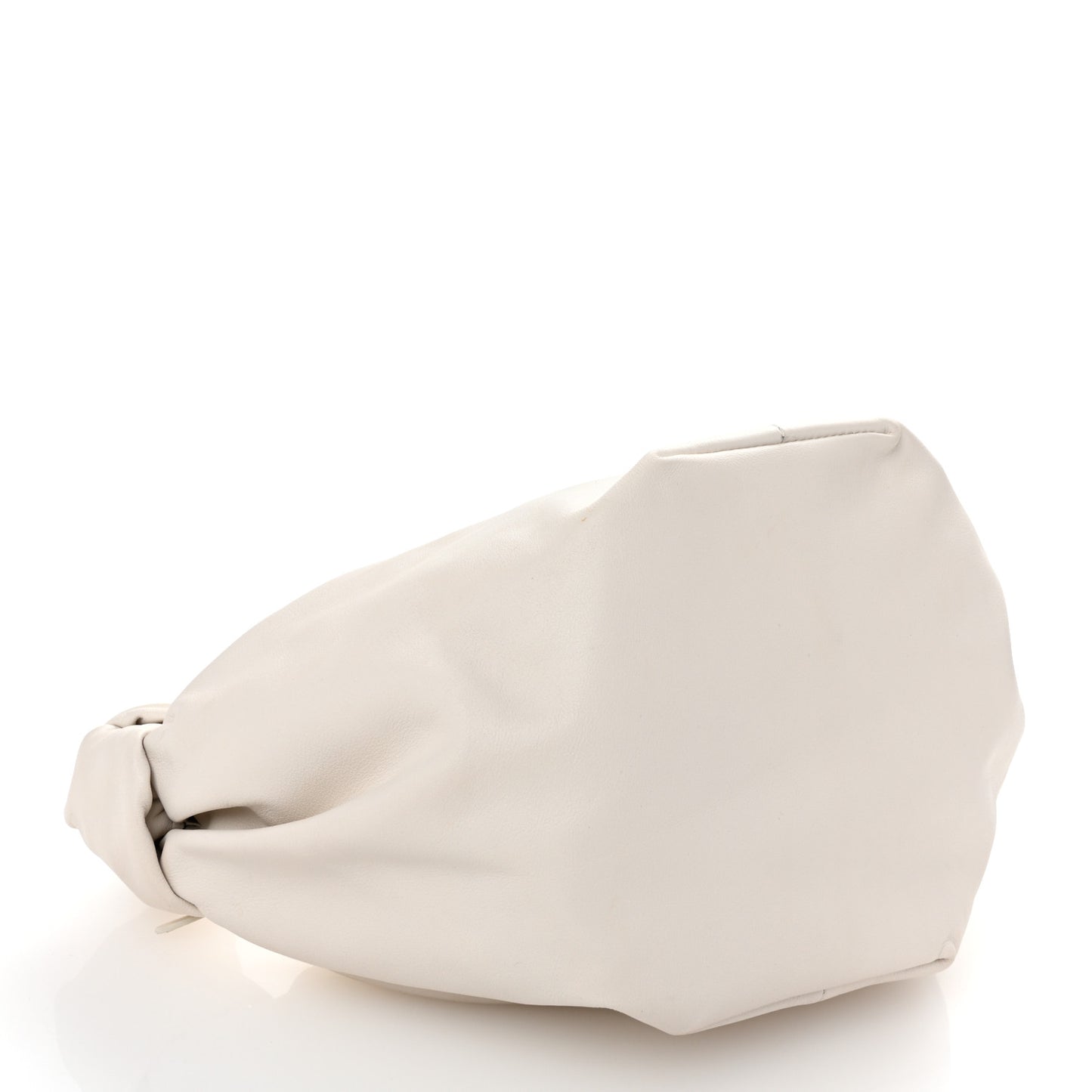 Calfskin Mini Double Knot Bag White