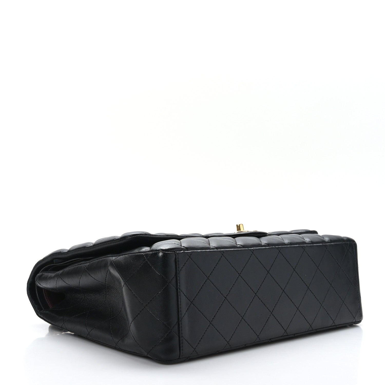 Chanel Lambskin Quilted Maxi Double Flap Black 4 of 9