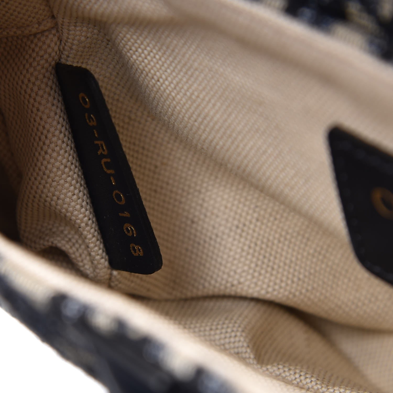 Christian Dior Oblique Mini Saddle Bag Blue 7 of 7