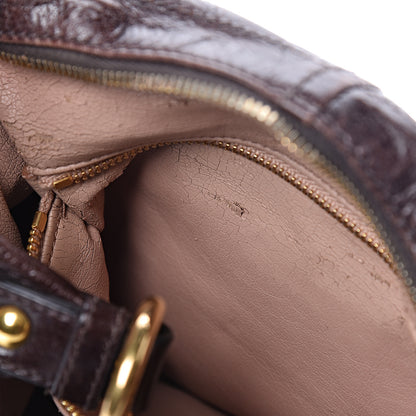 Prada Vitello Shine Hobo Bruciato 8 of 14