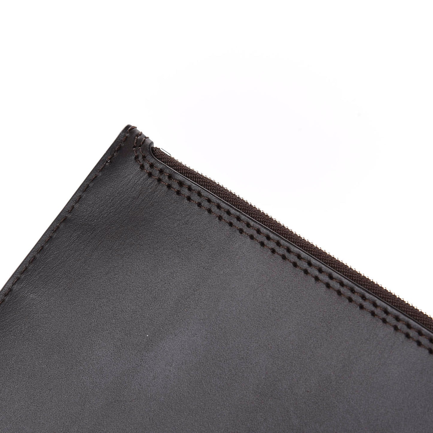 Calfskin Hina Pochette MM Brown