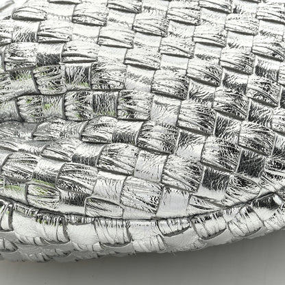 Bottega Veneta Metallic Nappa Intrecciato Mini Jodie Silver 7 of 8
