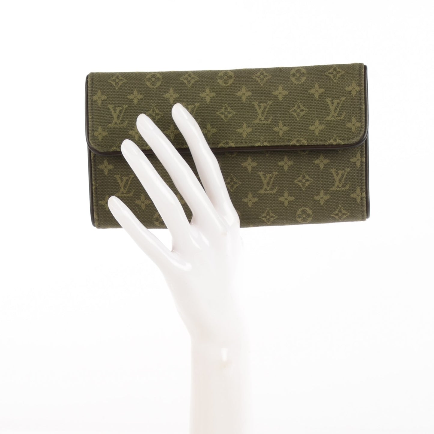 Mini Monogram Porte Tresor International Wallet Kaki