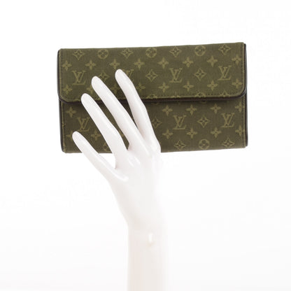 Louis Vuitton Mini Monogram Porte Tresor International Wallet Kaki 2 of 7