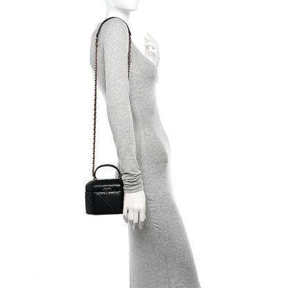 Chanel Lambskin Quilted Vendome Case Black 2 of 10
