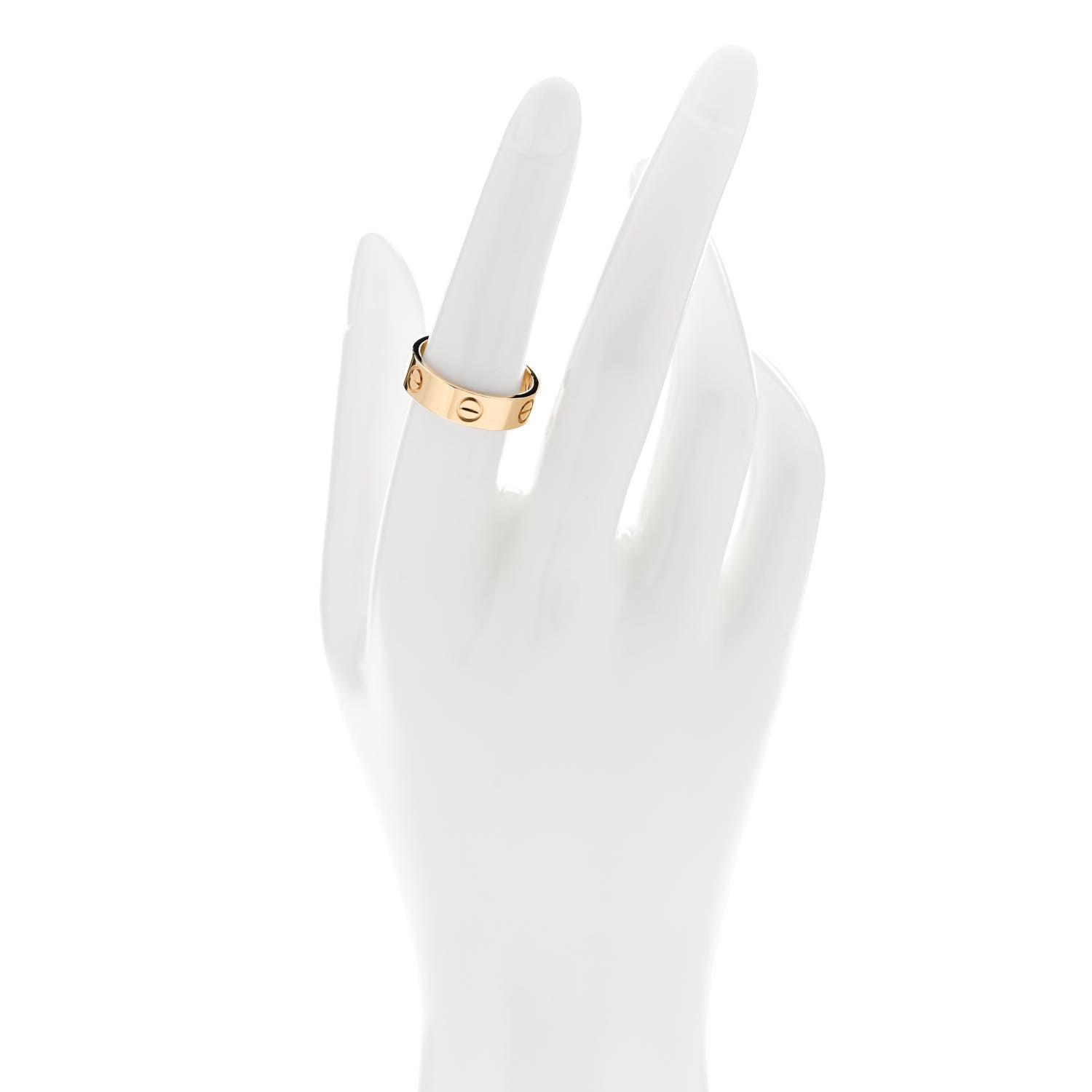 Cartier 18K Yellow Gold 5.5mm LOVE Ring 54 6.75 2 of 5
