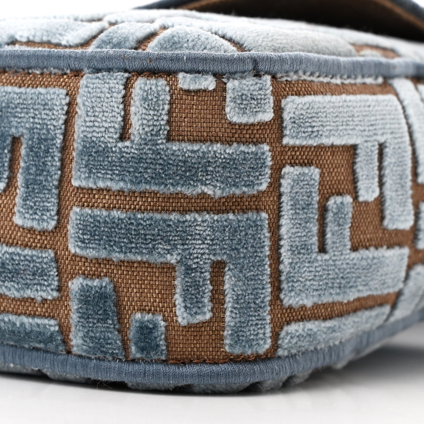 Velvet Jacquard FF Crystal Embossed Baguette Anice