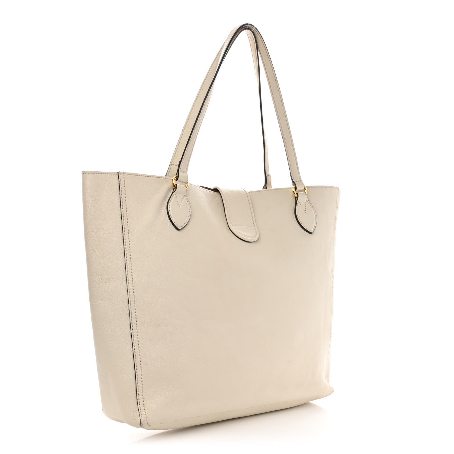 Gucci New Sakai Calfskin Lux Medium Dahlia Tote Mystic White 4 of 18