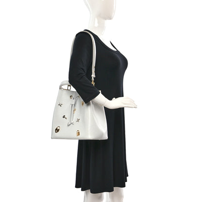 Louis Vuitton Epi Love Lock NeoNoe White 2 of 9