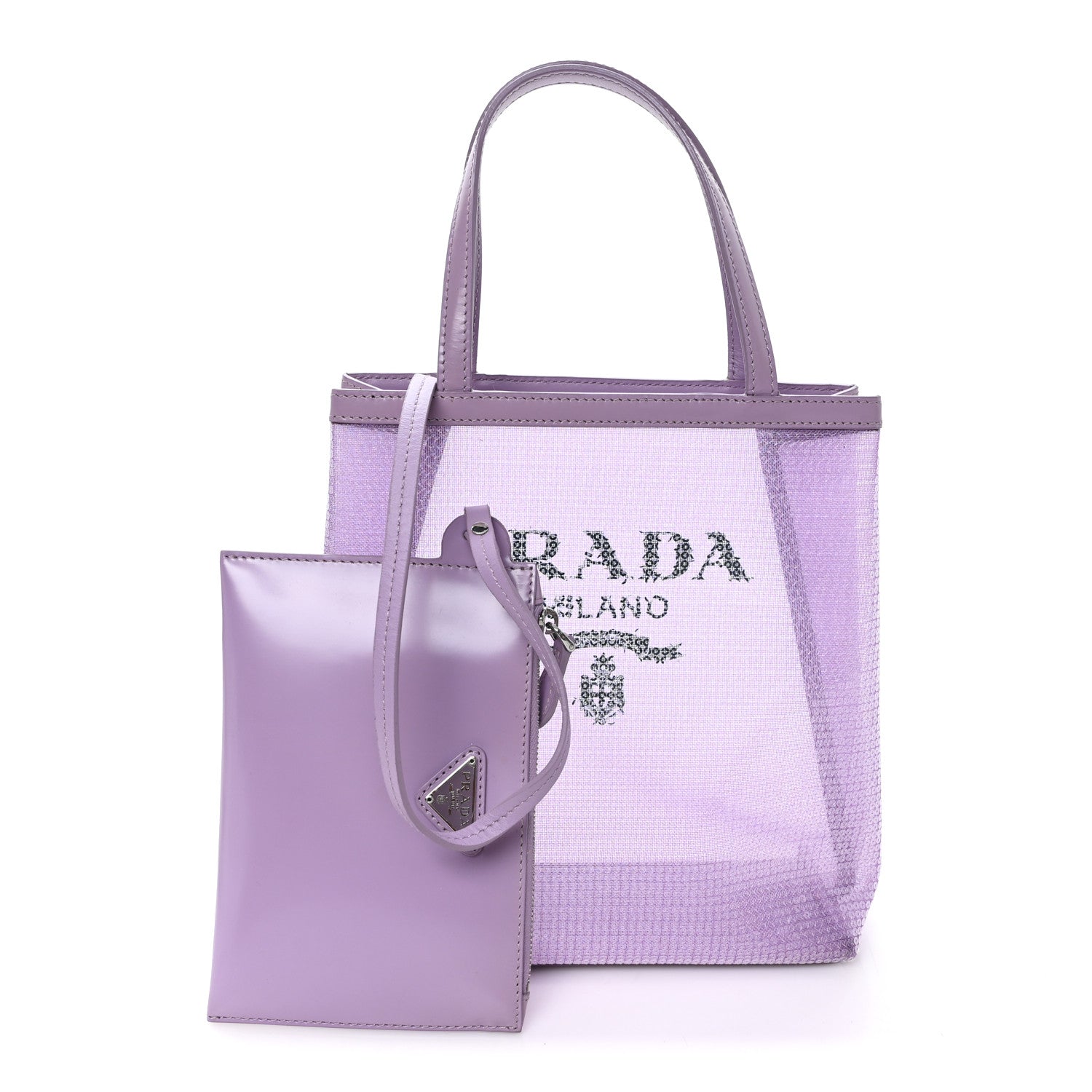 Prada Sequin Mesh Small Tote Bag Lilium 1914669 – FASHIONPHILE