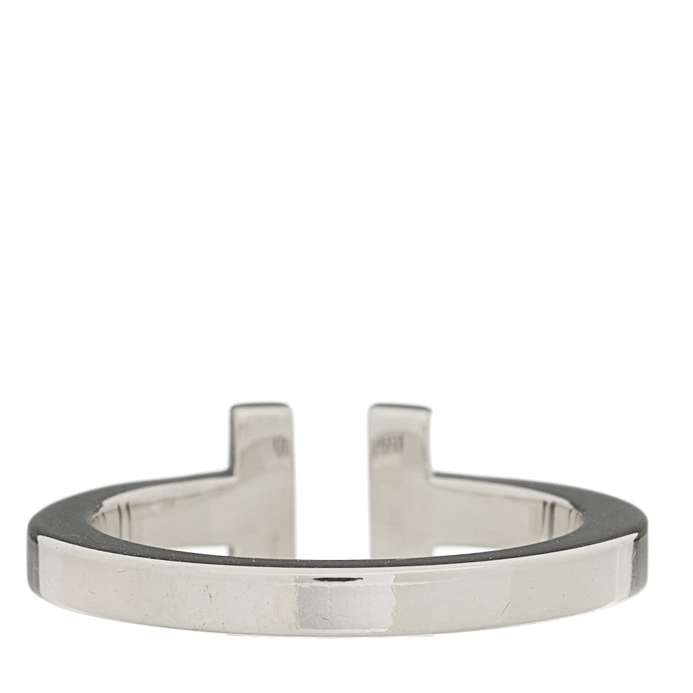 Tiffany Sterling Silver T Square Ring 57 8 2 of 3