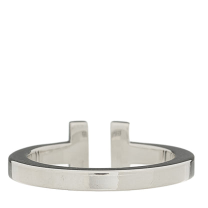 Tiffany Sterling Silver T Square Ring 57 8 2 of 3